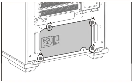 DEEPCOOL MACUBE 310 ATX Mid Tower Case - Power Supply2