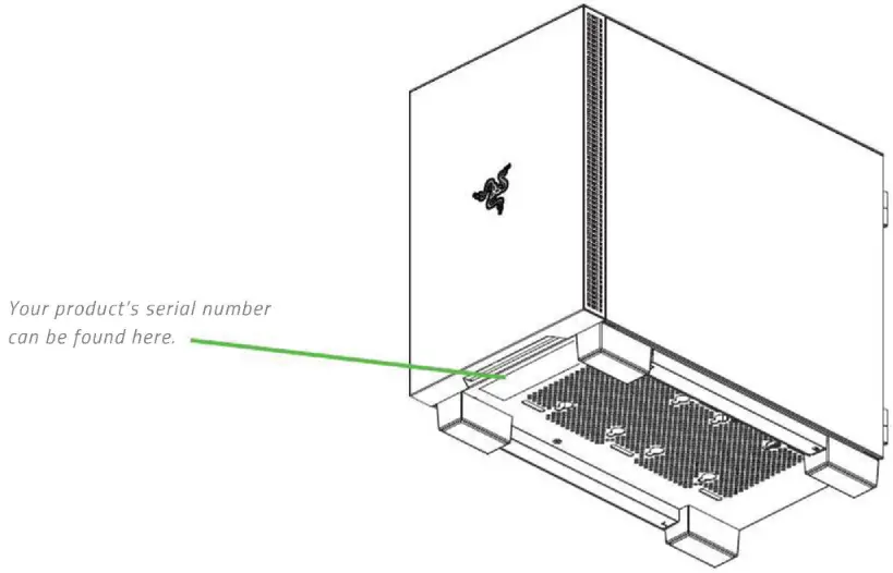 RAZER Tomahawk Mini ITX Metal Gaming Chassis - exclusive Razer benefits