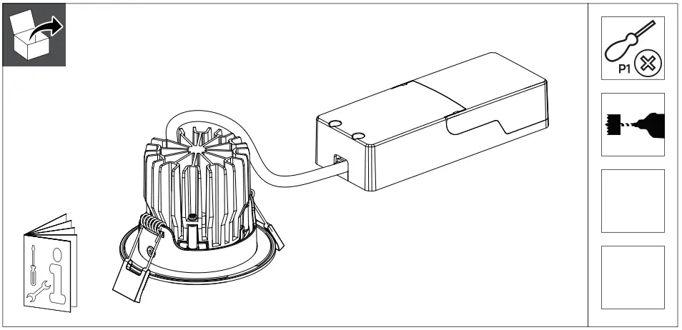PHILIPS RS155B LED Spot - figure 1