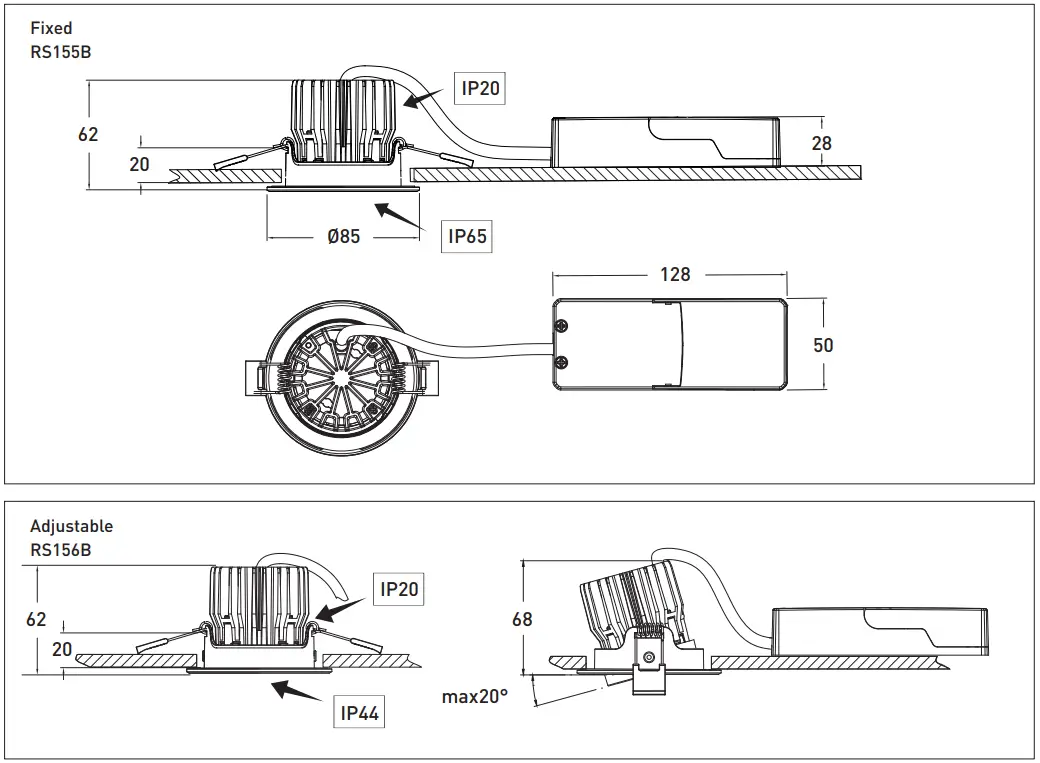 PHILIPS RS155B LED Spot - figure 2