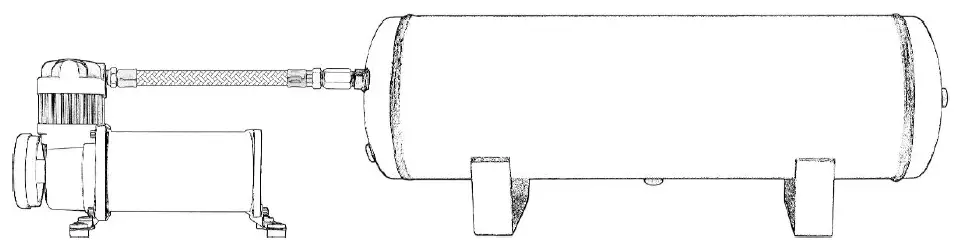 VXO8350 Single Trumpet Train Air Horn 2