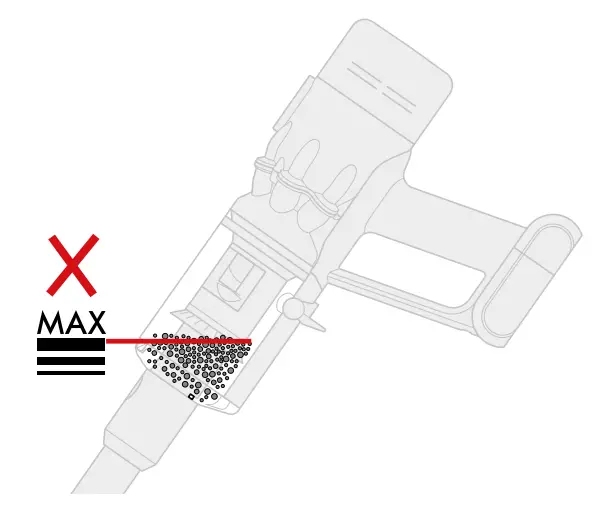 dyson 387402 Humdinger Handheld Vacuum - Emptying