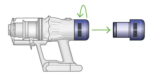 dyson 387402 Humdinger Handheld Vacuum - filter