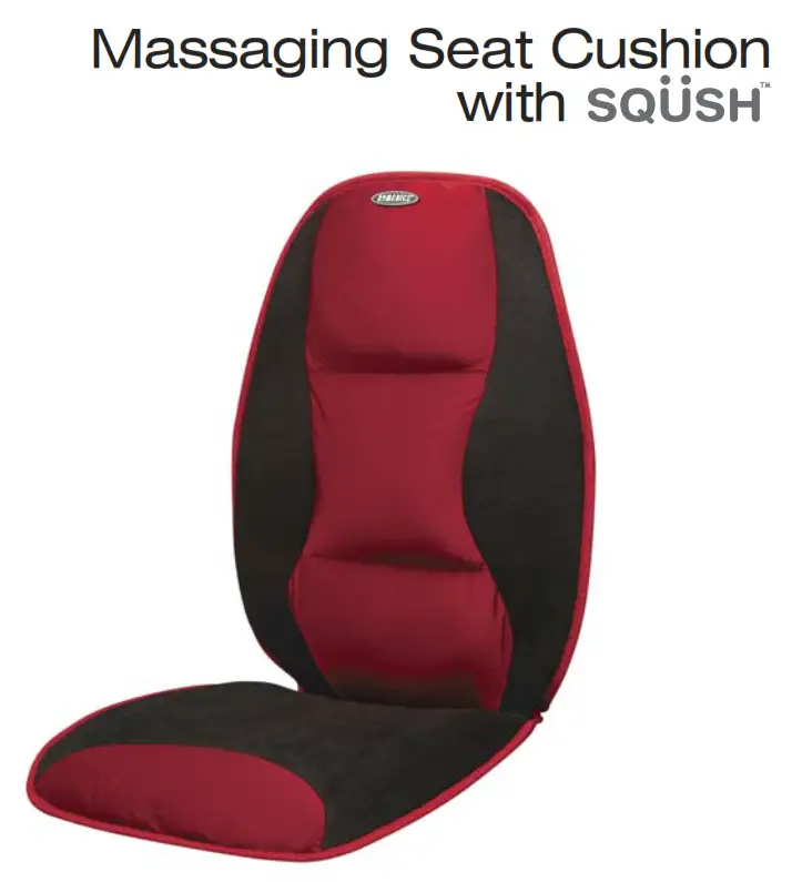 Homedics BK-SQ200 Massaging Seat Cushion with Sqush
