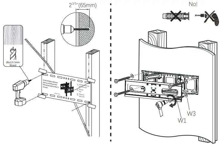 JUSTSTONE ARL506D-ES Full Motion TV Wall Mount Bracket-17