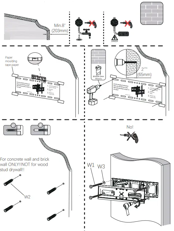 JUSTSTONE ARL506D-ES Full Motion TV Wall Mount Bracket-19