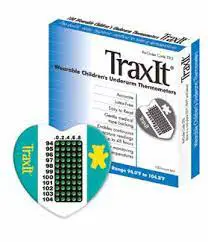 MEDICAL INDICATOR TraxIt Wearable Axillary Children’s Thermometer featured