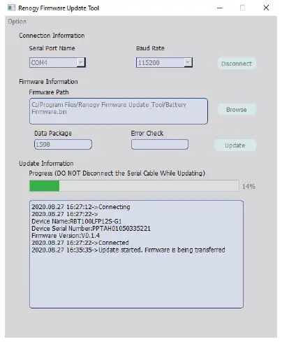RENOGY RS485 to USB Serial Cable fig14