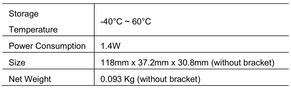 global sources K1184768205 1080P Ultra-Wide Field USB Camera - Product Specifications 2
