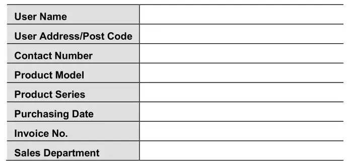 global sources K1184768205 1080P Ultra-Wide Field USB Camera - Warranty Card