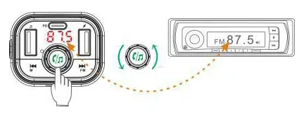 Turn on your car FM radio