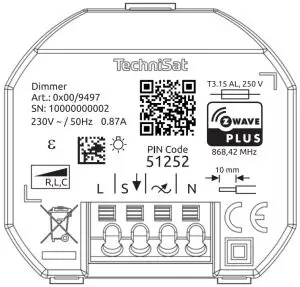 TechniSat Dimmer - Back