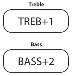 CALIFONE 2455AV-04 Performer Plus Boombox - Bass controls