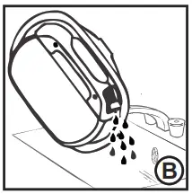 To remove the container 2