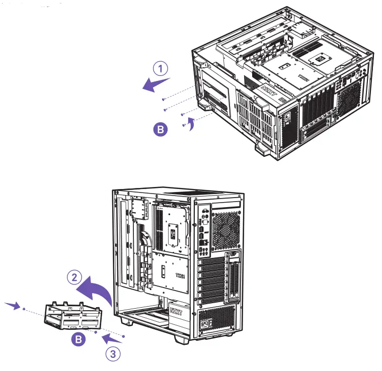 Nzxt Compact Mid-Tower ATX Case [H510, H510i] HDD Drive Installation 1