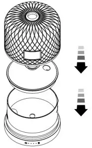 NEOM 1104003 Wellbeing Pod Luxe Essential Oil Diffuser - ceramic cover 1