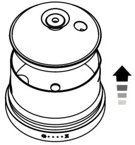 NEOM 1104003 Wellbeing Pod Luxe Essential Oil Diffuser - tank cover