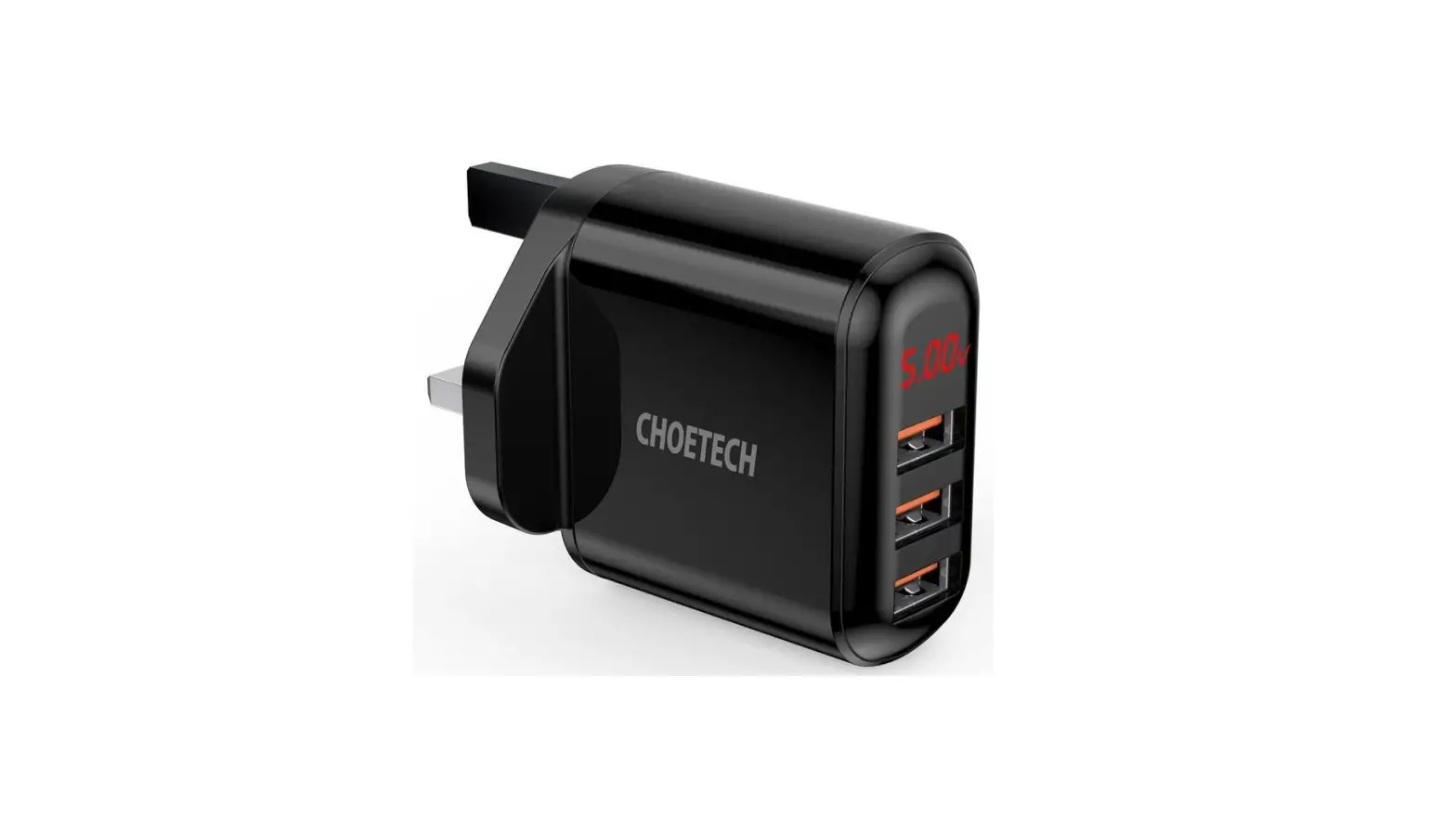 Choetech Q5009 3-port Usb Wall Charger With Digital Display User Manual