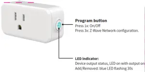 new one N4001 Z Wave Mini Smart Plug