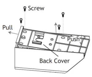 VOLT VSDL-6012-PWH Solar Landscape Lighting- Remove the back cover
