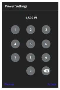 Warmup 6iE WiFi Thermostat - Power Settings