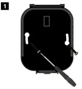 Warmup 6iE WiFi Thermostat - fixing screws