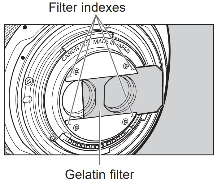 Canon 5554C002 Dual Fisheye Lens - filter