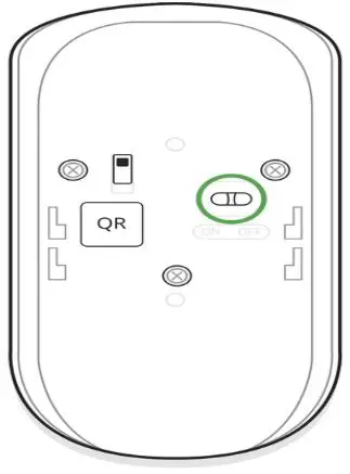 MotionProtect or MotionProtect Plus - Switch on the device