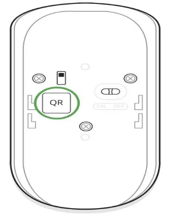 MotionProtect or MotionProtect Plus - scan the QR Code