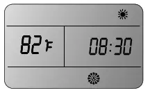 perfect aire 3PAMSHQCW18 U230 Remote Control - Display1