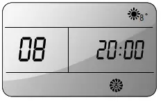 perfect aire 3PAMSHQCW18 U230 Remote Control - Display111