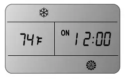 perfect aire 3PAMSHQCW18 U230 Remote Control - LCD display1