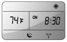 perfect aire 3PAMSHQCW18 U230 Remote Control - SLEEP mode