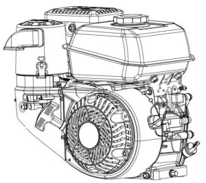 KOHLER CH395DF Engine Command Pro