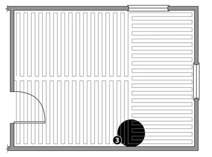 FLEXTHERM HGS240L0031 Green Cable Surface XL 240 VAC Radiant Heat Wire-9