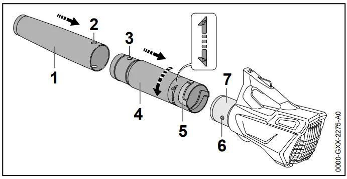 STIHL BGA 45 Battery Handheld Blower - Mounting