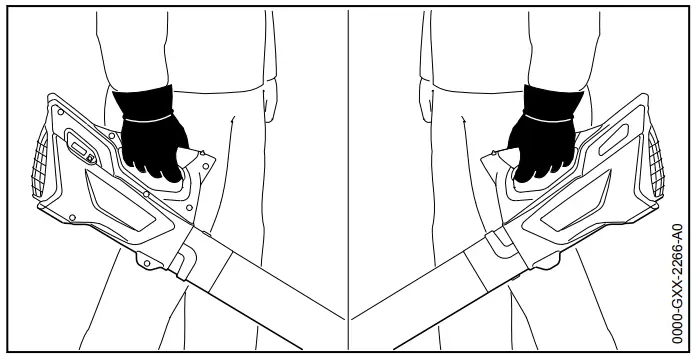 STIHL BGA 45 Battery Handheld Blower - Operating