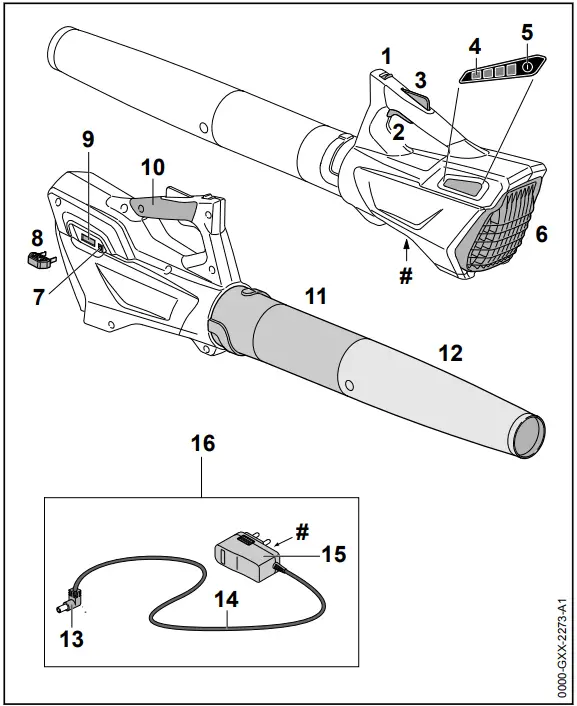 STIHL BGA 45 Battery Handheld Blower - Overview