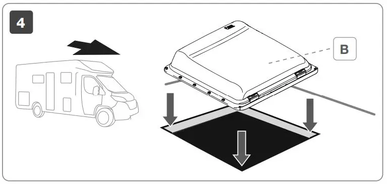 FIAMMA Turbo Vent Premium Rooflight Instruction Manual - Fig 4