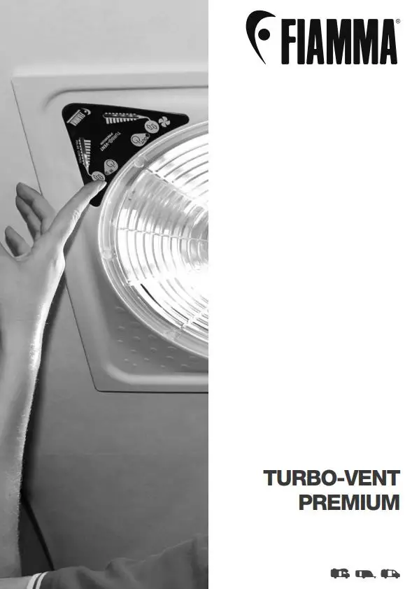 FIAMMA Turbo Vent Premium Rooflight Instruction Manual