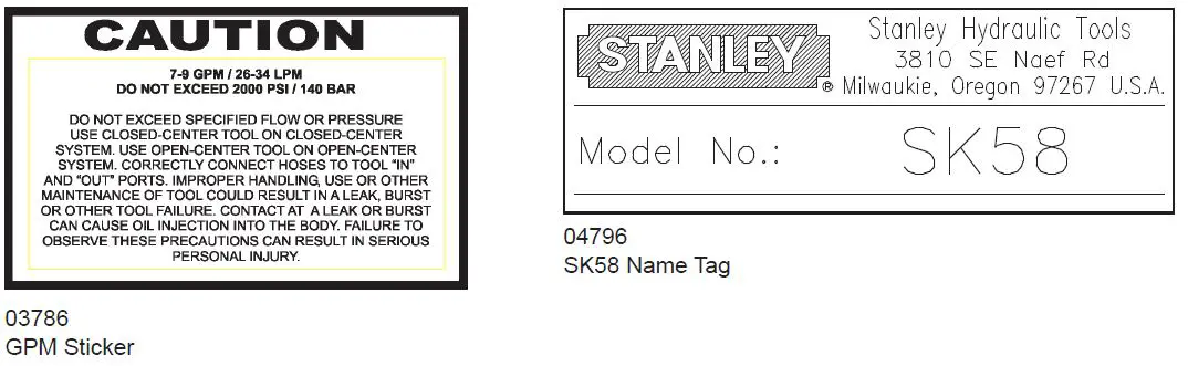 STANLEY SK58 Hydraulic Sinker Drill-9