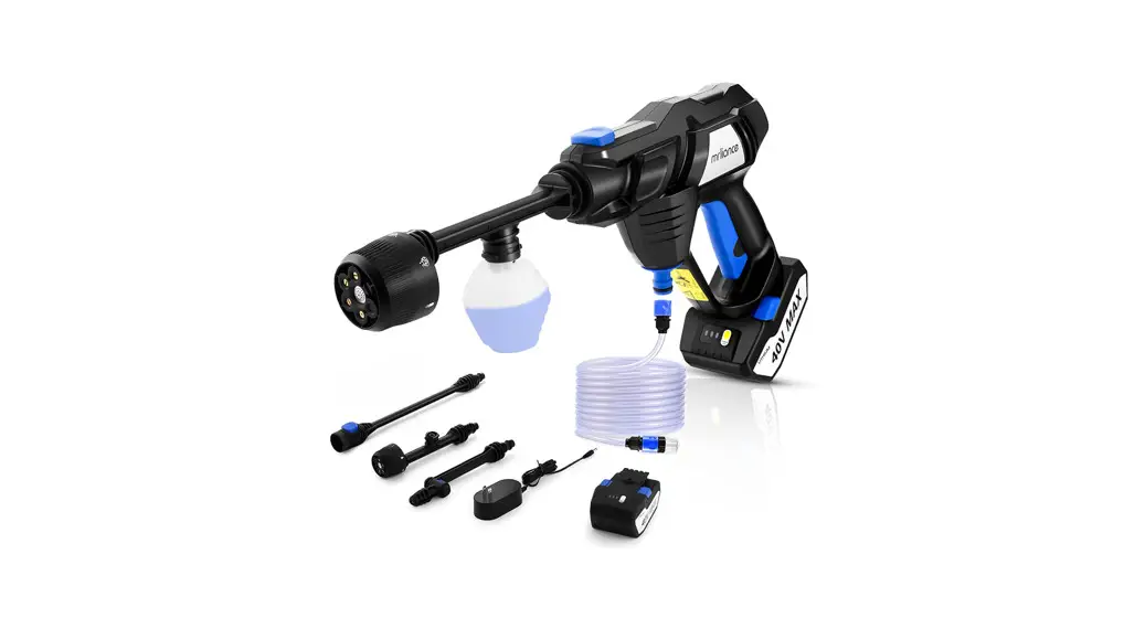 Meec Tools 016364 Battery Powered Pressure Washer Instruction Manual Meec Tools 016364 Battery Powered Pressure Washer Instruction Manual