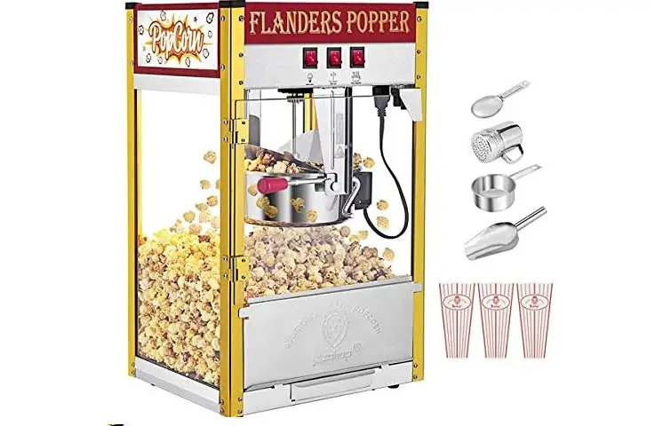 Zokop Zpm-b 850-watt 8 Oz. Black Countertop Popcorn Machine User Guide