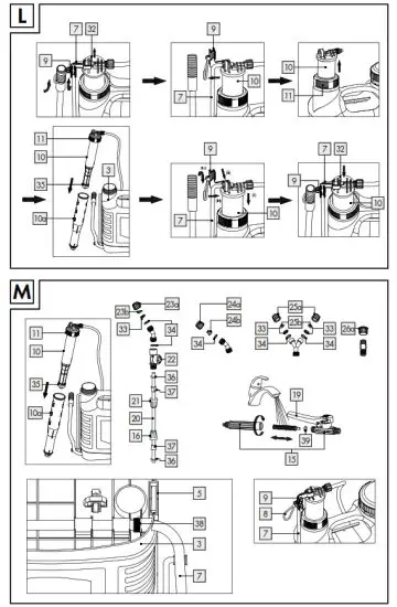 PARKSIDE 16L Backpack Pressure Sprayer - icon33