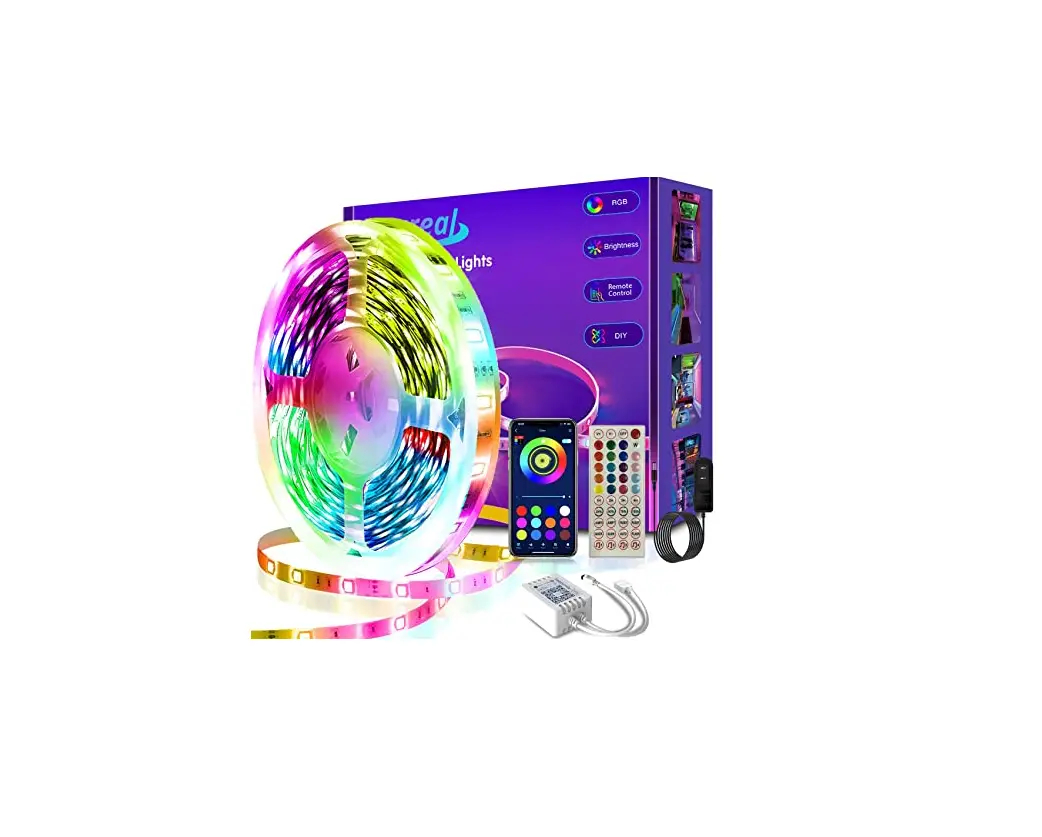 Kexu-w-xx Bedroom 65.6ft Smart Wifi And Bluetooth Led Strip Lights User Manual