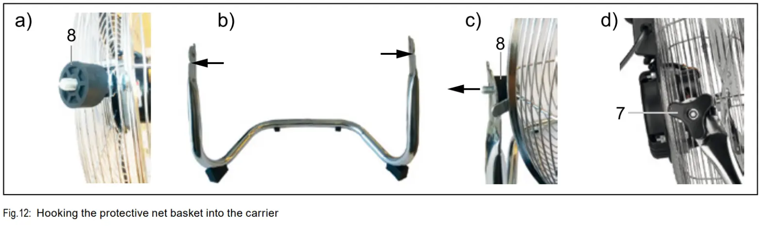 goobay 39510 16 Inch Retro Floor Fan - fig 14
