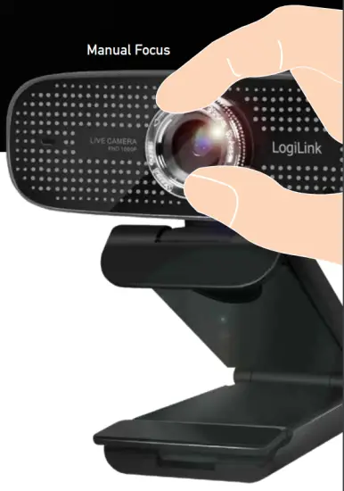 LogiLink UA0378 LL1 USB Webcam 100 Degree with Dual Microphone - fig1
