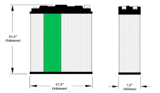 FORTRESS- POWER -eFLEX -5.4 kWh -Lithium- Iron-Phosphate- Battery- FIG 2