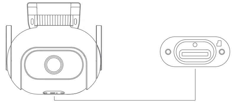 imilab EC5 Floodlight Camera - SD card
