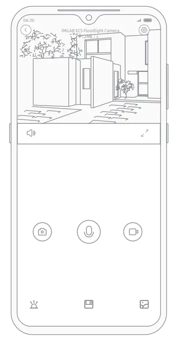 imilab EC5 Floodlight Camera - period